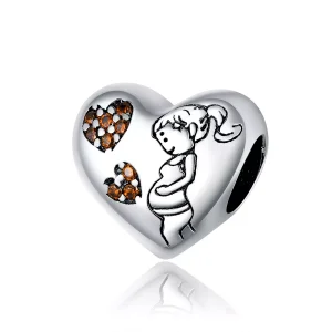 (bild till) Pandora Stil Berlock Ny Mamma Gravid - Scc1589