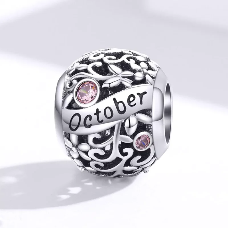 (bild till) Pandora Stil Berlock Oktober Birthstone - Scc1385-10 - View 4