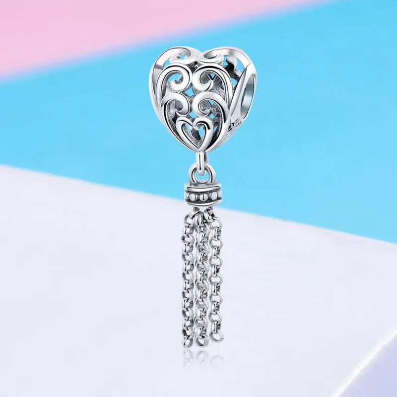 (bild till) Pandora Stil Berlock Openwork Dreamcatcher - Scc722 - View 4