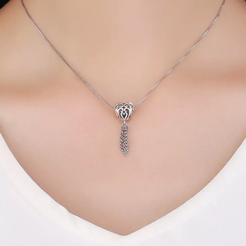 (bild till) Pandora Stil Berlock Openwork Dreamcatcher - Scc722 - View 5