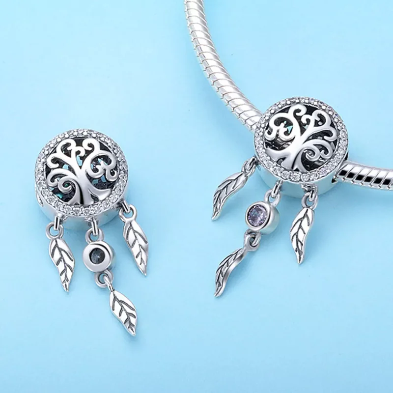 (bild till) Pandora Stil Berlock Openwork Dreamcatcher - Scc723 - View 2