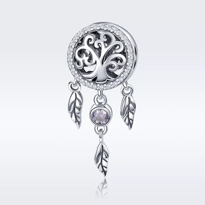(bild till) Pandora Stil Berlock Openwork Dreamcatcher - Scc723 - View 3