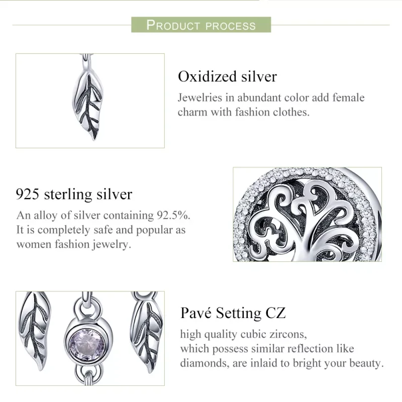 (bild till) Pandora Stil Berlock Openwork Dreamcatcher - Scc723 - View 7