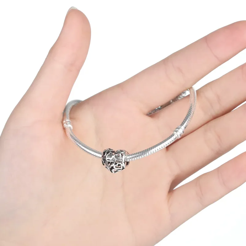 (bild till) Pandora Stil Berlock Openwork Hearts - Scc024 - View 4