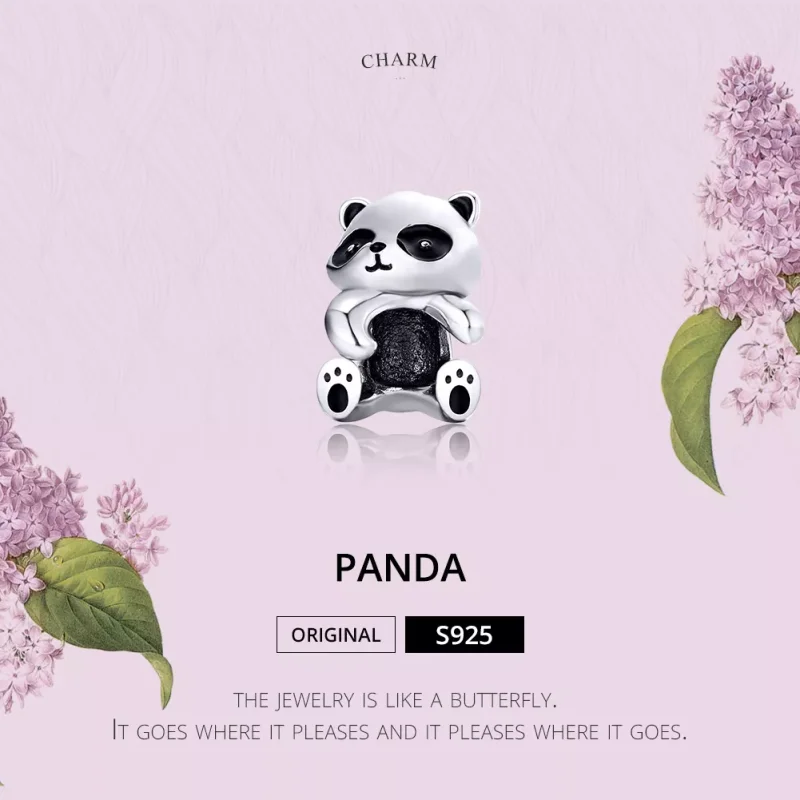 (bild till) Pandora Stil Berlock Panda - Scc1175 - View 2