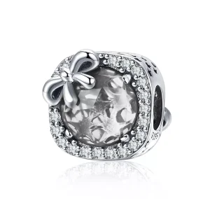 (bild till) Pandora Stil Berlock Pavé Bow - Scc1058-Wh