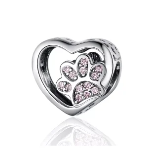 (bild till) Pandora Stil Berlock Pet Footprint - Scc1191