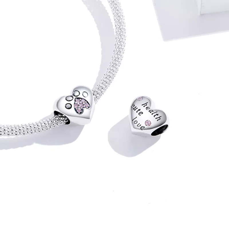 (bild till) Pandora Stil Berlock Pet Fotavtryck - Bsc209 - View 3