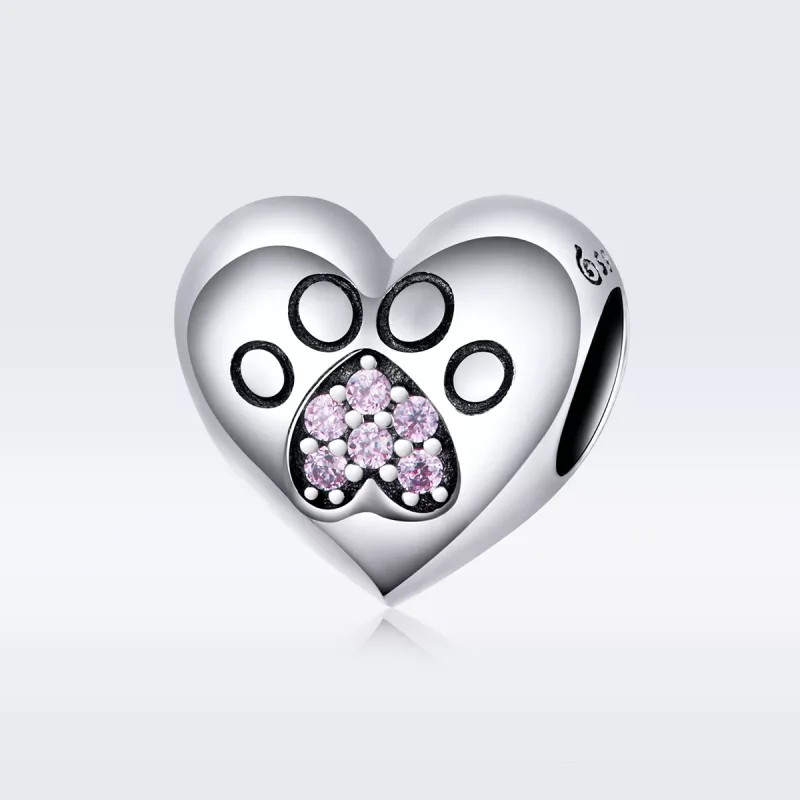 (bild till) Pandora Stil Berlock Pet Fotavtryck - Bsc209 - View 4