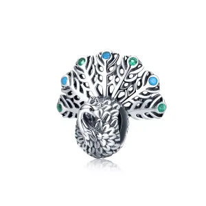 Pandora Stil Berlock Påfågel - Scc1260 (bild till) Pandora Stil Berlock Påfågel - Scc1260