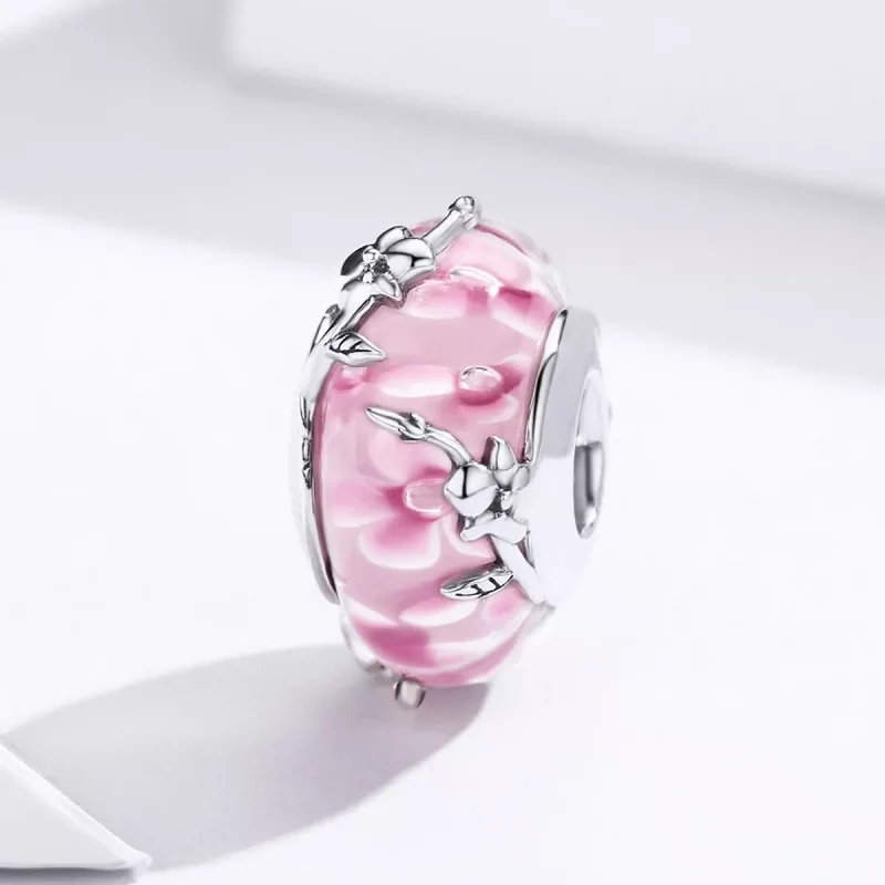 (bild till) Pandora Stil Berlock Phalaenopsis - Scc1281 - View 3