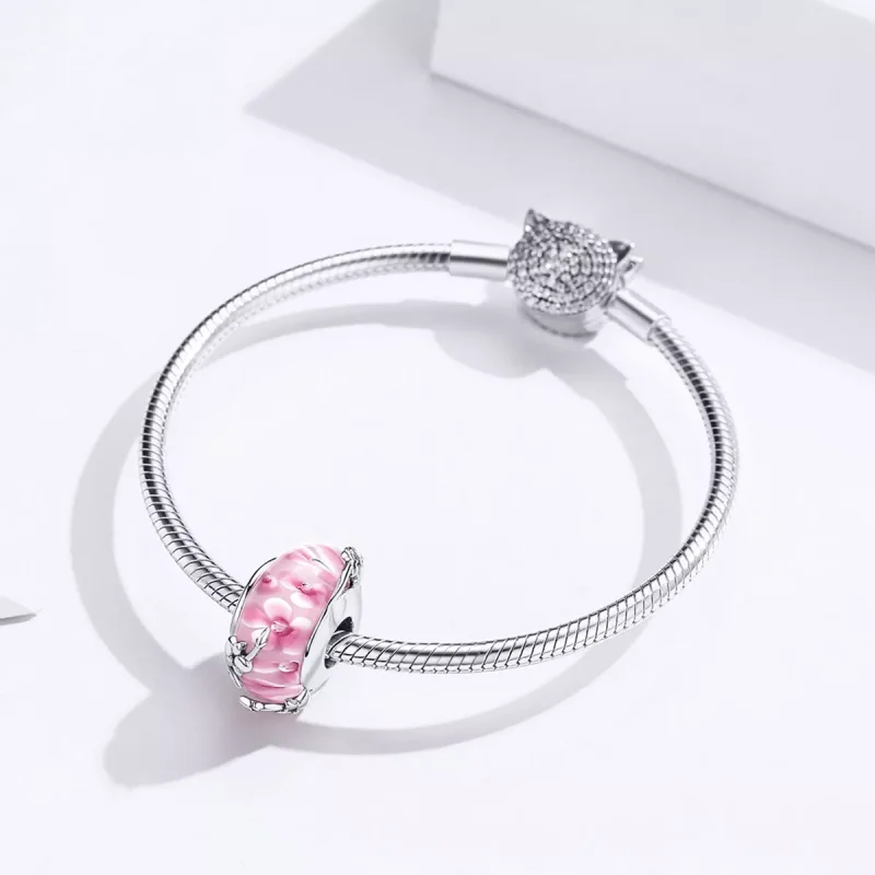 (bild till) Pandora Stil Berlock Phalaenopsis - Scc1281 - View 4