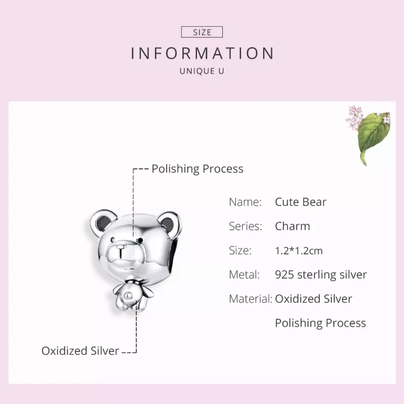 (bild till) Pandora Stil Berlock Pooh - Scc1502 - View 7