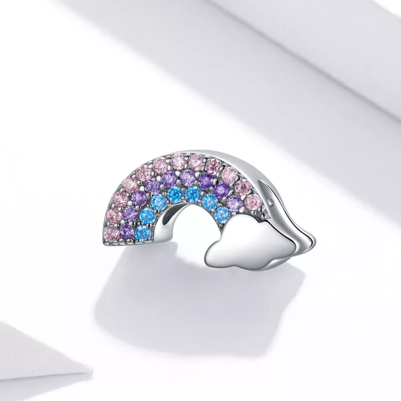(bild till) Pandora Stil Berlock Rainbow Bridge - Scc1788 - View 2