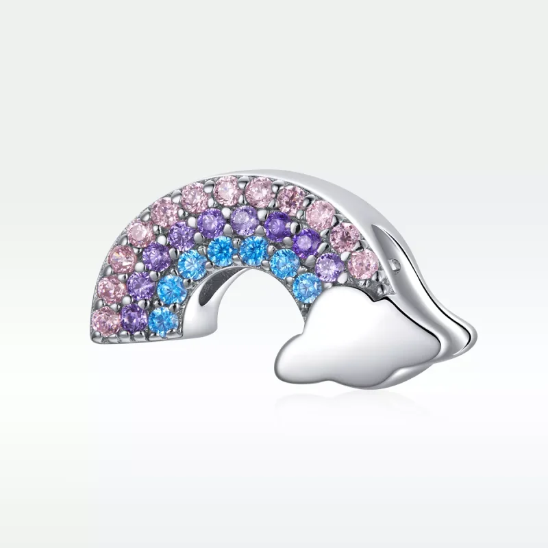 (bild till) Pandora Stil Berlock Rainbow Bridge - Scc1788 - View 5