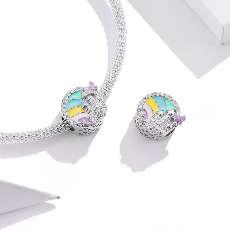 (bild till) Pandora Stil Berlock Rainbow Castle - Scc1585 - View 3