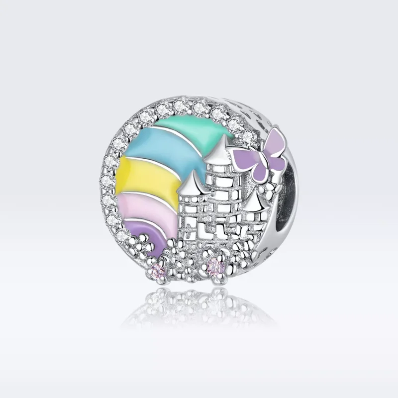 (bild till) Pandora Stil Berlock Rainbow Castle - Scc1585 - View 5