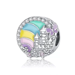 (bild till) Pandora Stil Berlock Rainbow Castle - Scc1585