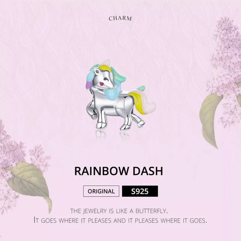 (bild till) Pandora Stil Berlock Rainbow Dash - Scc1500 - View 6