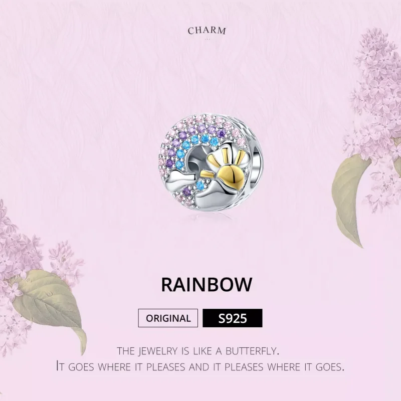(bild till) Pandora Stil Berlock Rainbow & Sun - Scc1255 - View 2