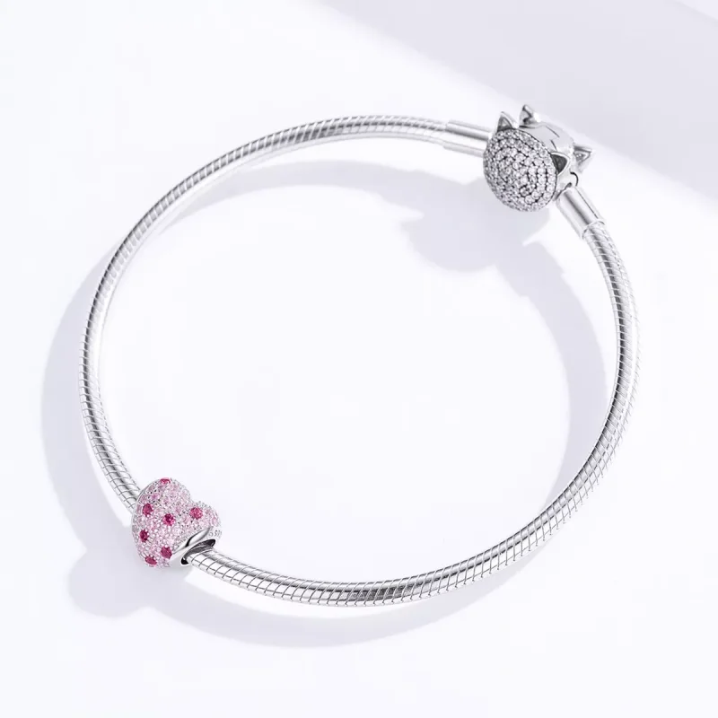 (bild till) Pandora Stil Berlock Romantik av Ung Flicka - Bsc118 - View 3
