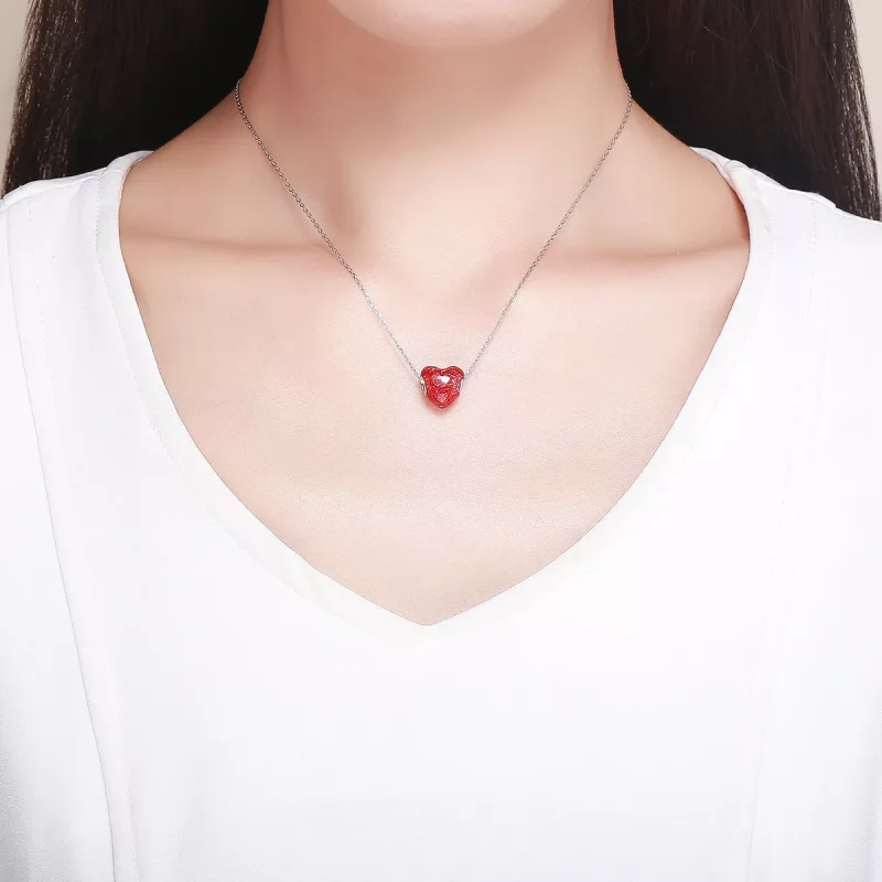(bild till) Pandora Stil Berlock Rose Heart - Scc1064 - View 5