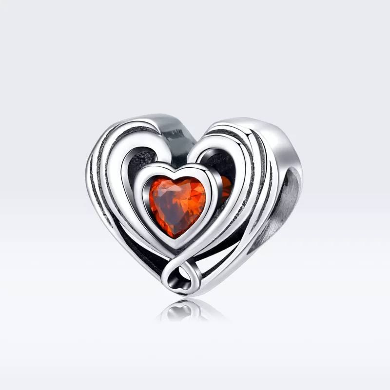 (bild till) Pandora Stil Berlock Rugby Heart In Heart - Scc1472 - View 5