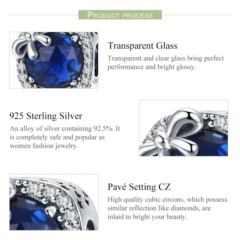 (bild till) Pandora Stil Berlock Safir - Scc1058 - View 6