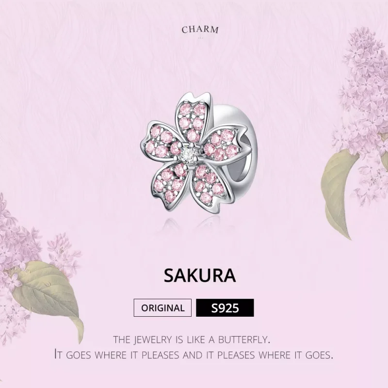 (bild till) Pandora Stil Berlock Sakura - Scc1291 - View 2