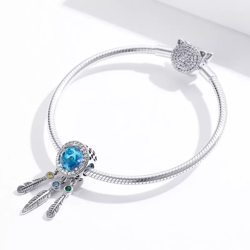 (bild till) Pandora Stil Berlock Sapphire Dream Catcher - Scc1384 - View 4