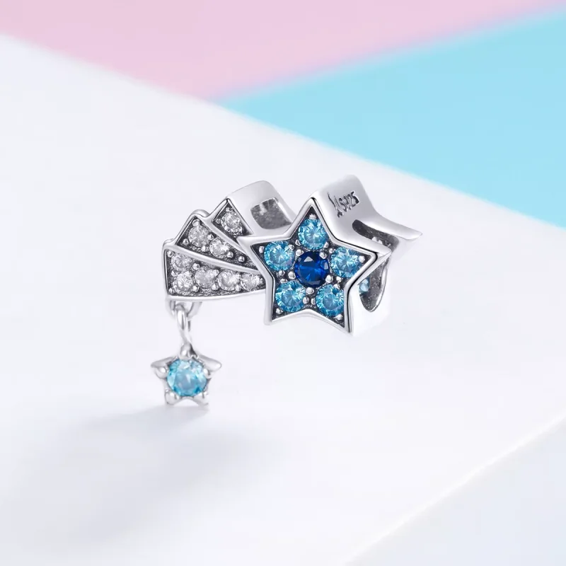 (bild till) Pandora Stil Berlock Sapphire Jewellery Stars - Scc912 - View 2