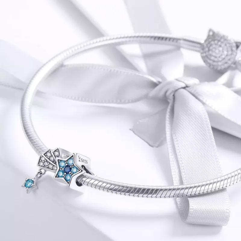 (bild till) Pandora Stil Berlock Sapphire Jewellery Stars - Scc912 - View 3