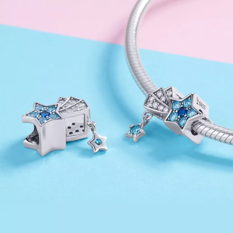 (bild till) Pandora Stil Berlock Sapphire Jewellery Stars - Scc912 - View 4