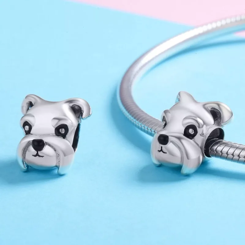(bild till) Pandora Stil Berlock Schnauzer - Scc835 - View 3