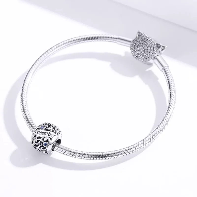 (bild till) Pandora Stil Berlock September Birthstone - Scc1385-9 - View 3