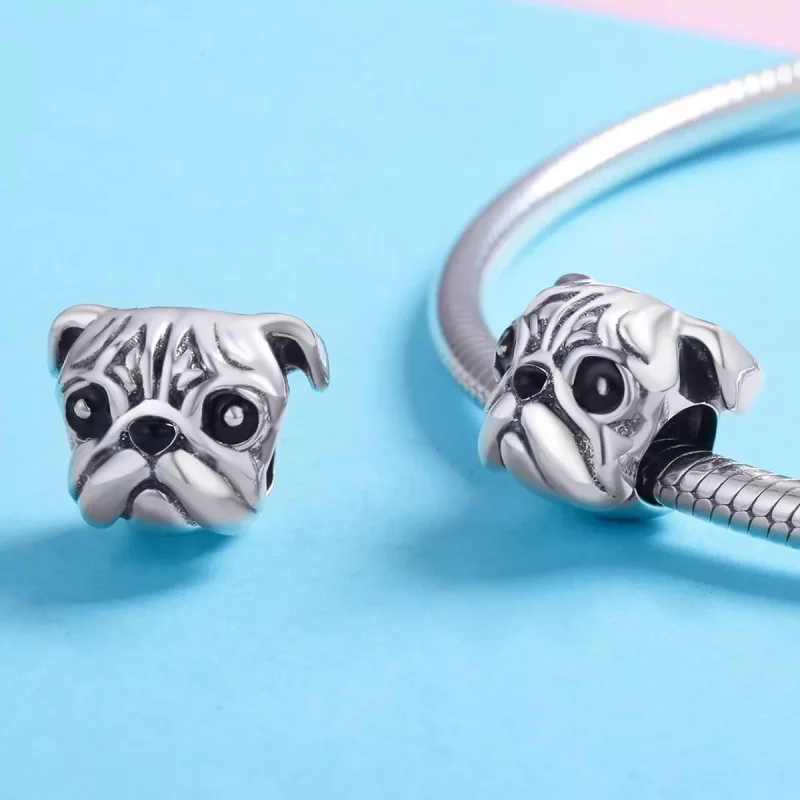 (bild till) Pandora Stil Berlock Shar-Pei Hund - Scc834 - View 3