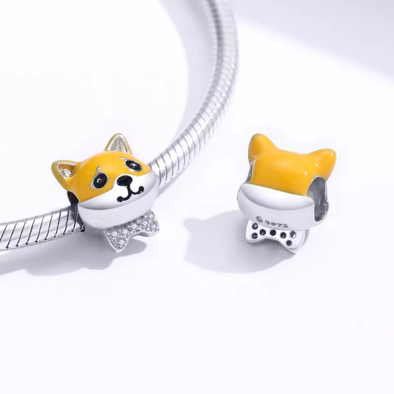 (bild till) Pandora Stil Berlock Shiba Inu - Bsc188 - View 2