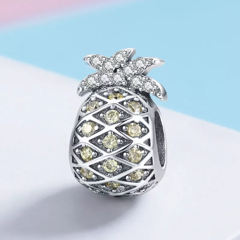 (bild till) Pandora Stil Berlock Sommar Ananas - Scc936 - View 2