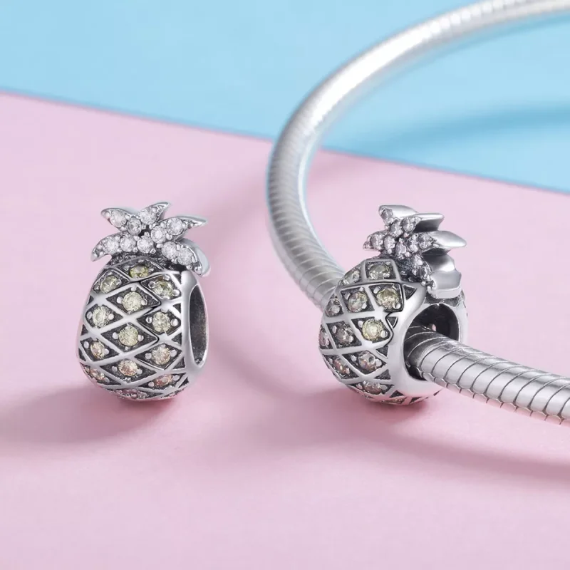 (bild till) Pandora Stil Berlock Sommar Ananas - Scc936 - View 4