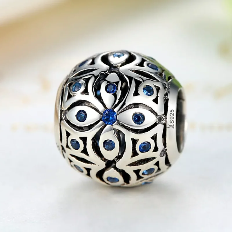 (bild till) Pandora Stil Berlock Sommarblomma - Scc059 - View 2