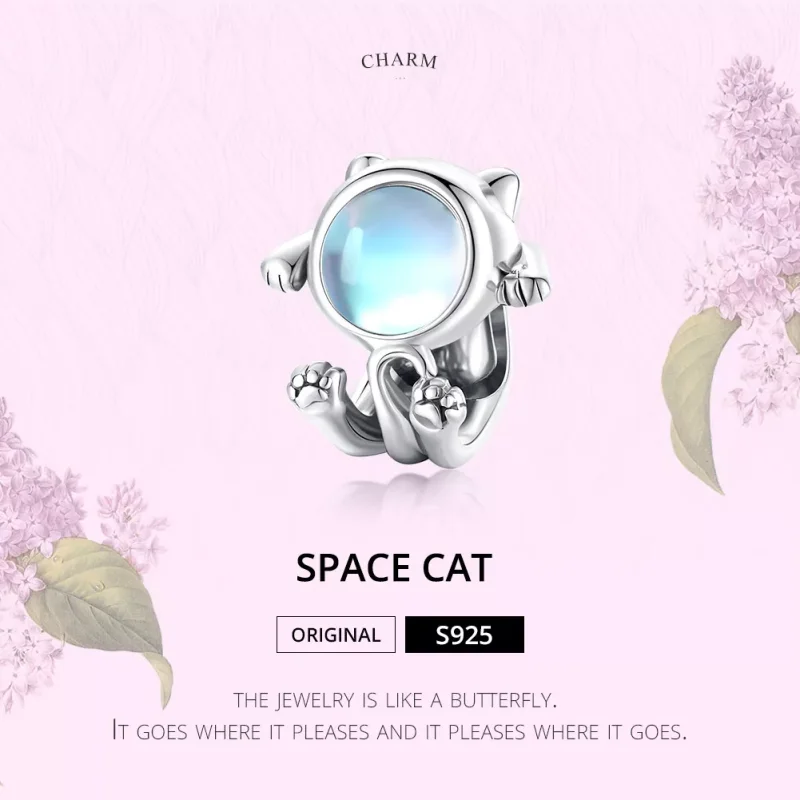 (bild till) Pandora Stil Berlock Space Cat - Scc1697 - View 6