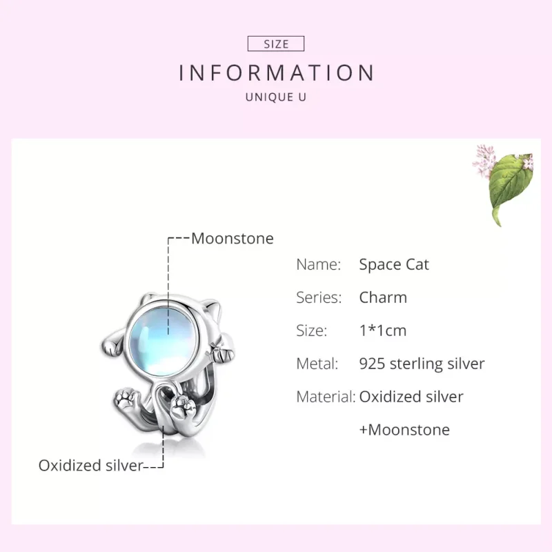 (bild till) Pandora Stil Berlock Space Cat - Scc1697 - View 7