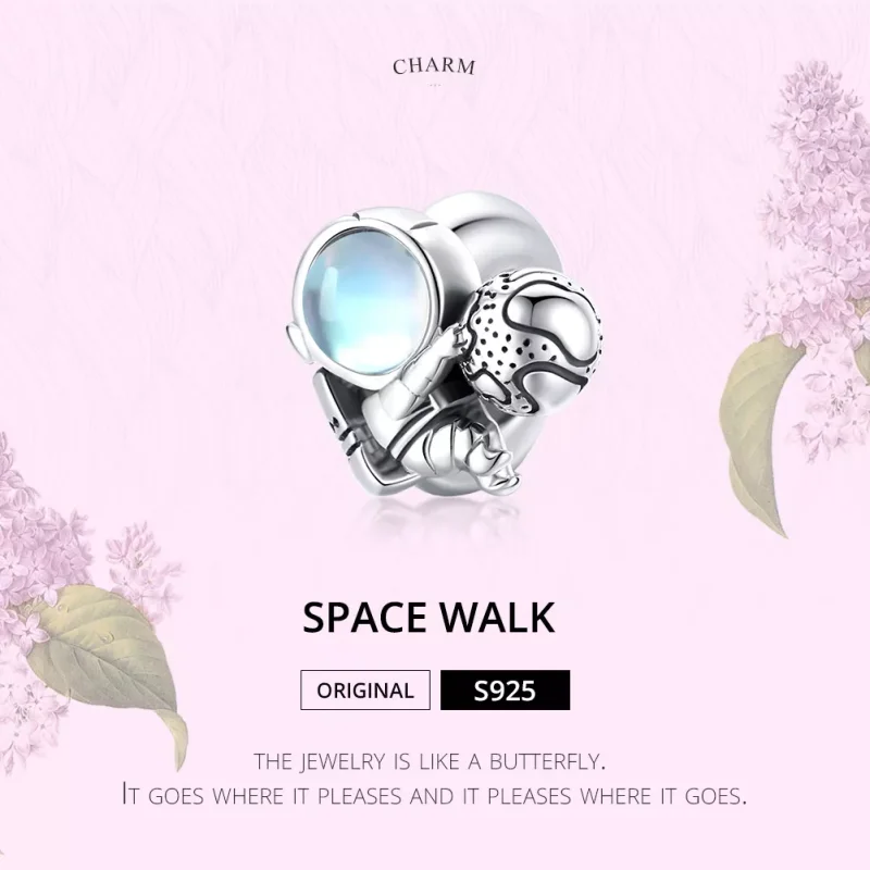 (bild till) Pandora Stil Berlock Space Walk - Scc1694 - View 6