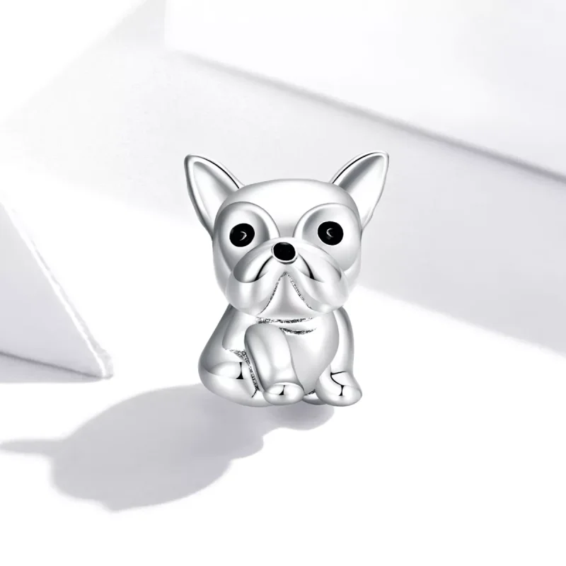 (bild till) Pandora Stil Berlock Söt Frenchie Bulldog - Scc1599 - View 2