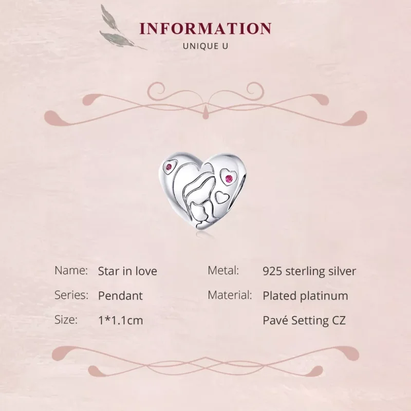 (bild till) Pandora Stil Berlock Star In Love - Bsc216 - View 6