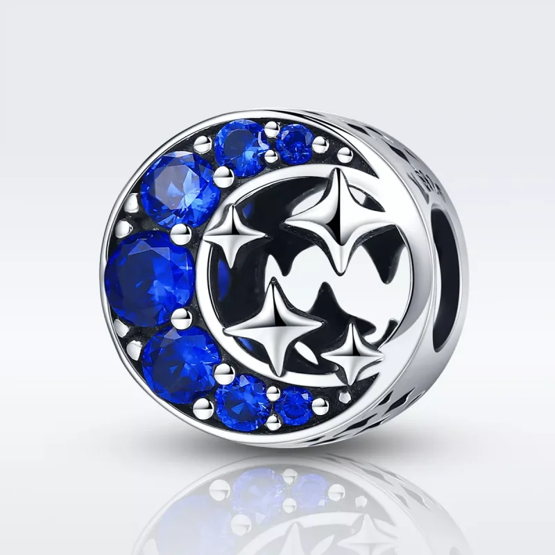 (bild till) Pandora Stil Berlock Star Moon Myth - Scc184 - View 2