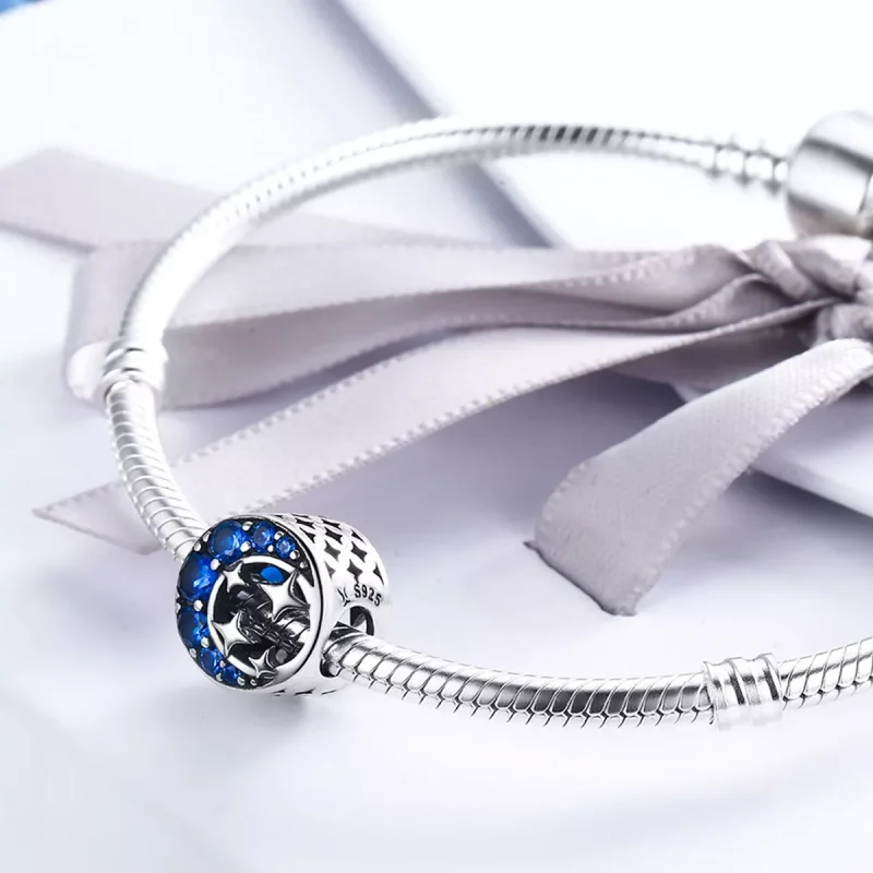 (bild till) Pandora Stil Berlock Star Moon Myth - Scc184 - View 4
