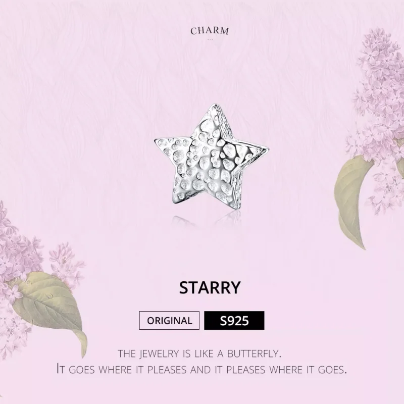 (bild till) Pandora Stil Berlock Starry - Scc1246 - View 2