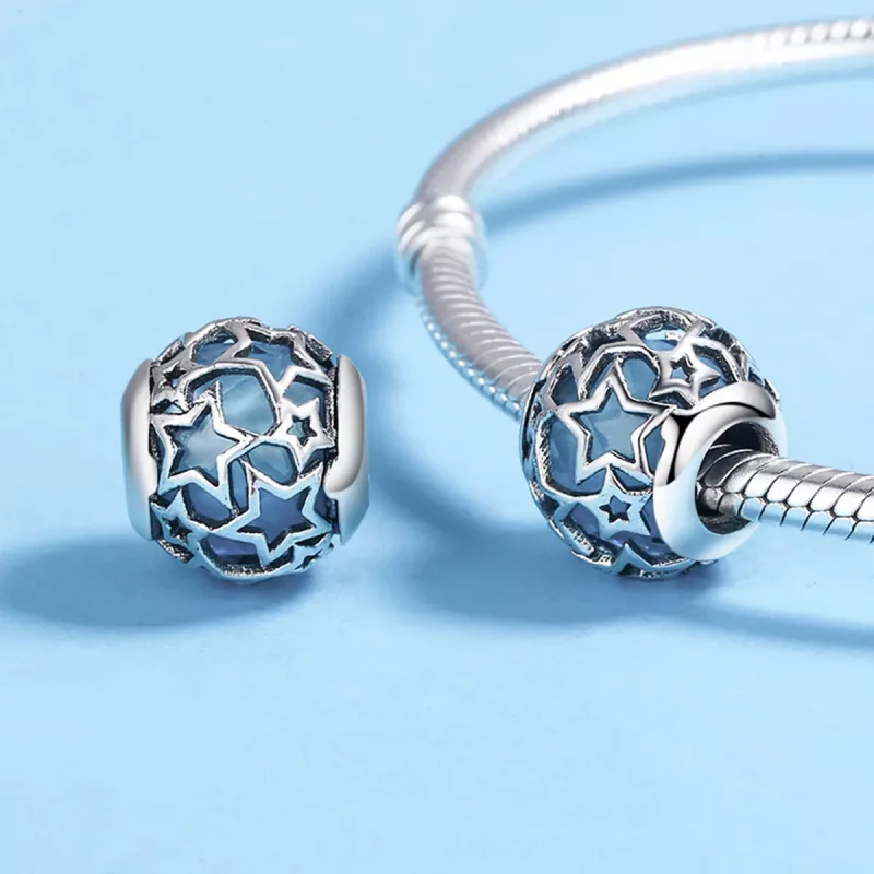 (bild till) Pandora Stil Berlock Stjärnor - Scc411 - View 5