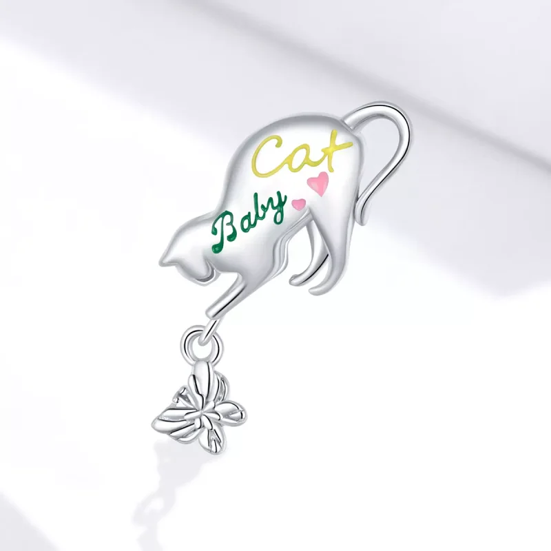 (bild till) Pandora Stil Berlock Stygg Katt - Scc1678 - View 2